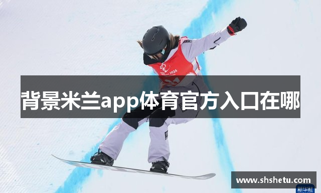 背景米兰app体育官方入口在哪